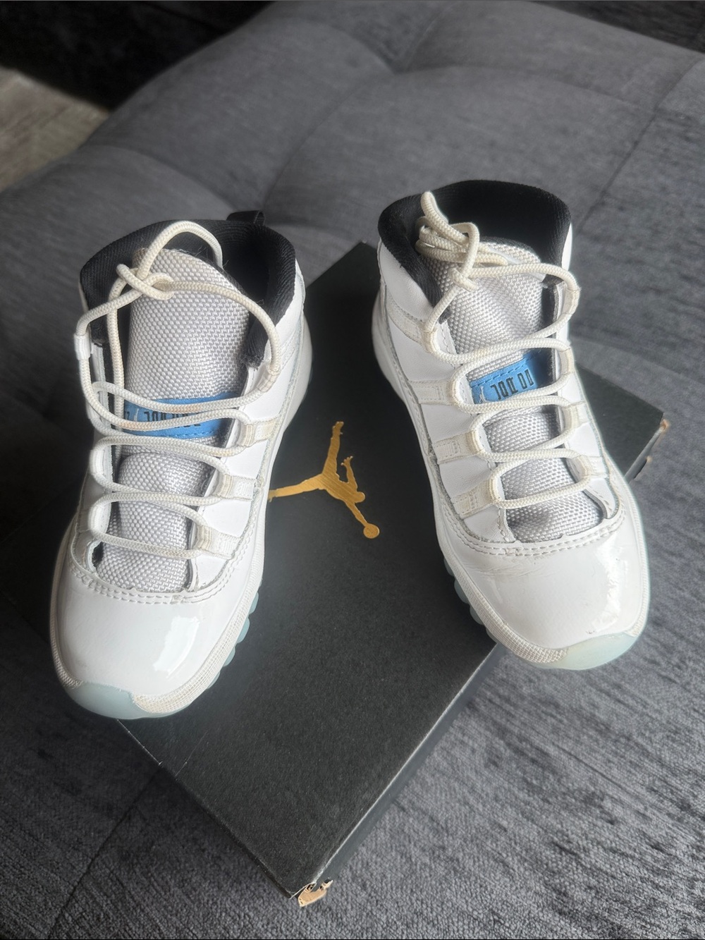 Youth White and Black Basketball Sneakers - Kids Shoes